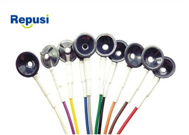 Устранимый электрод REPD-1.5PC чашки EEG покрыл AgCl с 10 цветами
