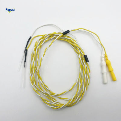 Покрашенные электроды иглы EMG стерильные Subdermal провода извива устранимые